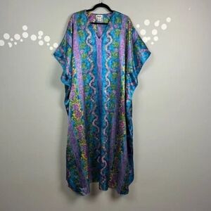 Vibrant Floral Kaftan